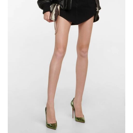 Christian Louboutin Kate Croc-effect Leather Pumps 3 Christian Louboutin Kate Croc-effect Leather Pumps - Image 3