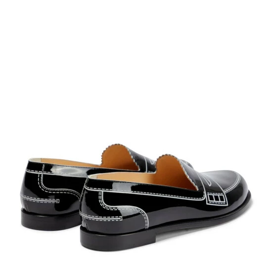 Christian Louboutin Mocalaureat Patent Leather Loafers 2 Christian Louboutin Mocalaureat Patent Leather Loafers - Image 2