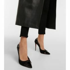 Christian Louboutin Duvette Spikes 100 Suede Pumps 7 Christian Louboutin Duvette Spikes 100 Suede Pumps -Christian Louboutin Sales unnamed file 28