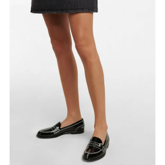 Christian Louboutin Mocalaureat Patent Leather Loafers 3 Christian Louboutin Mocalaureat Patent Leather Loafers - Image 3