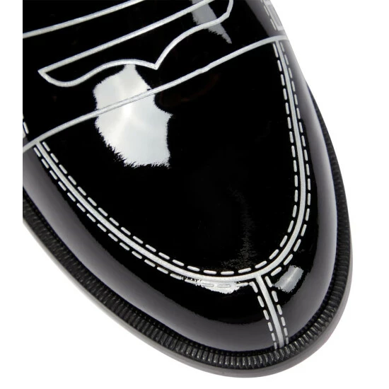 Christian Louboutin Mocalaureat Patent Leather Loafers 5 Christian Louboutin Mocalaureat Patent Leather Loafers - Image 5
