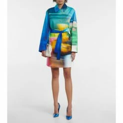 Christian Louboutin So Kate 120 Metallic Leather Pumps