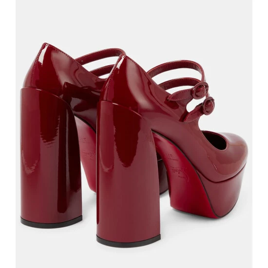 Christian Louboutin Movida Jane 130 Patent Leather Pumps 2 Christian Louboutin Movida Jane 130 Patent Leather Pumps - Image 2