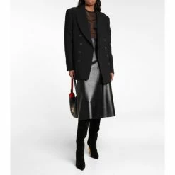 Christian Louboutin Lipbotta 100 Suede Knee-high Boots