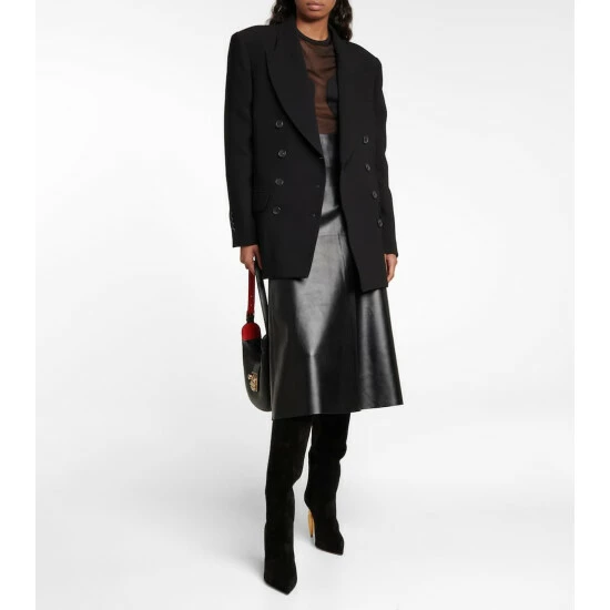 Christian Louboutin Lipbotta 100 Suede Knee-high Boots 1 Christian Louboutin Lipbotta 100 Suede Knee-high Boots