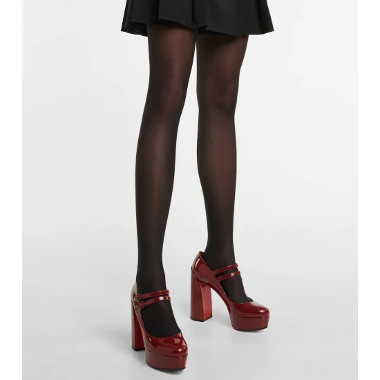 Christian Louboutin Movida Jane 130 Patent Leather Pumps 3 Christian Louboutin Movida Jane 130 Patent Leather Pumps - Image 3