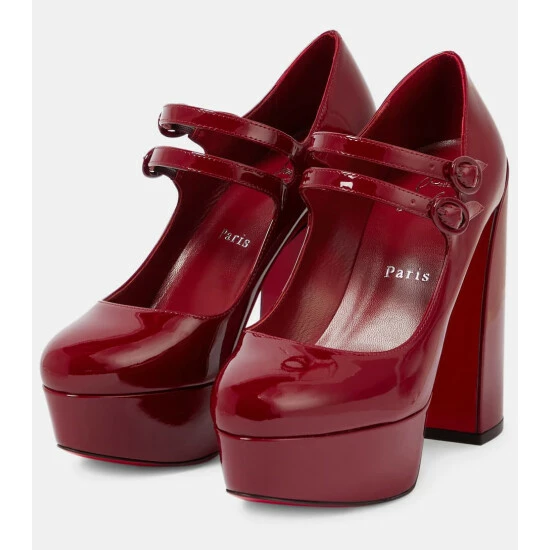Christian Louboutin Movida Jane 130 Patent Leather Pumps 4 Christian Louboutin Movida Jane 130 Patent Leather Pumps - Image 4