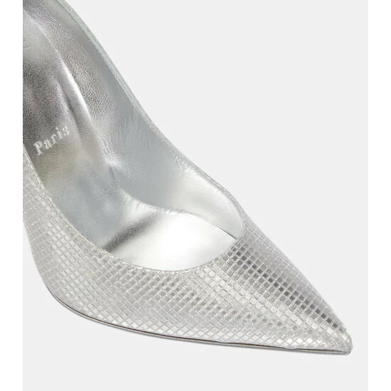 Christian Louboutin Kate 100 Embossed Pumps 5 Christian Louboutin Kate 100 Embossed Pumps - Image 5