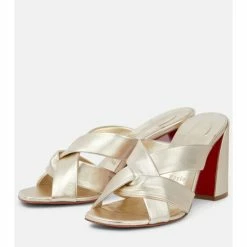 Christian Louboutin Dispo Club 85 Leather Mules -Christian Louboutin Sales unnamed file 2823