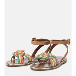 Christian Louboutin Ella Suede And Leather Sandals 8 Christian Louboutin Ella Suede And Leather Sandals -Christian Louboutin Sales unnamed file 2859