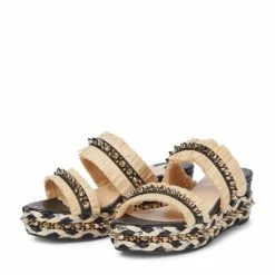 Christian Louboutin Voltinoudou Raffia Wedge Sandals -Christian Louboutin Sales unnamed file 2876
