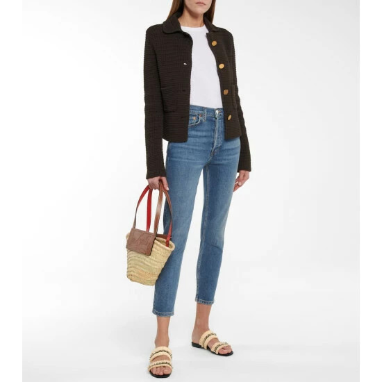 Christian Louboutin Marivodou Embellished Raffia Sandals 1 Christian Louboutin Marivodou Embellished Raffia Sandals