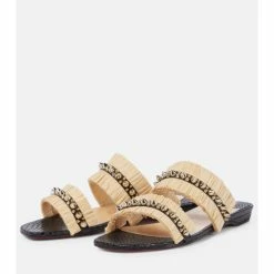 Christian Louboutin Marivodou Embellished Raffia Sandals 8 Christian Louboutin Marivodou Embellished Raffia Sandals -Christian Louboutin Sales unnamed file 2883