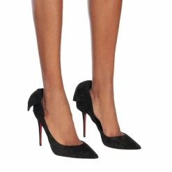 Christian Louboutin Rabakate 100 Suede Pumps -Christian Louboutin Sales unnamed file 2894