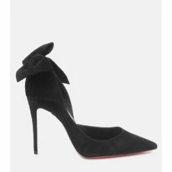 Christian Louboutin Rabakate 100 Suede Pumps -Christian Louboutin Sales unnamed file 2895