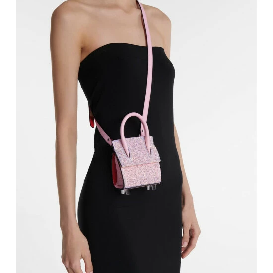 Christian Louboutin Paloma Nano Leather Crossbody Bag 1 Christian Louboutin Paloma Nano Leather Crossbody Bag