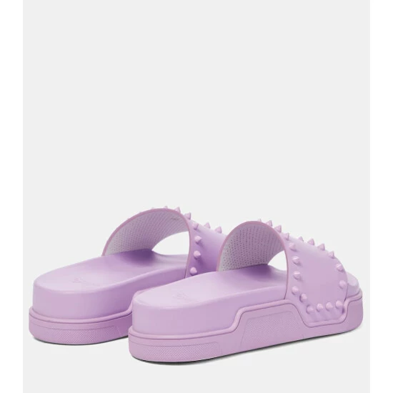 Christian Louboutin Pool Stud Slides 2 Christian Louboutin Pool Stud Slides - Image 2