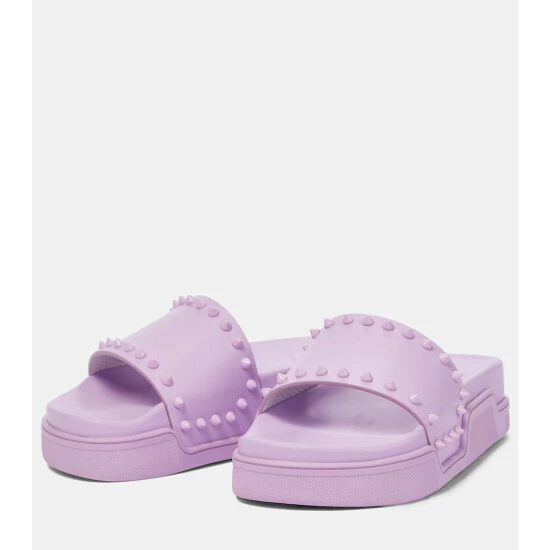 Christian Louboutin Pool Stud Slides 4 Christian Louboutin Pool Stud Slides - Image 4