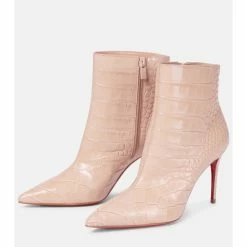 Christian Louboutin Croc-effect Leather Ankle Boots -Christian Louboutin Sales unnamed file 2947