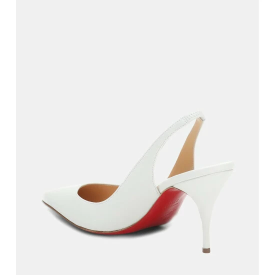 Christian Louboutin Clare Sling 80 Leather Pumps 2 Christian Louboutin Clare Sling 80 Leather Pumps - Image 2