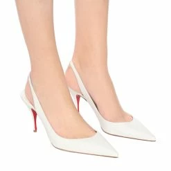 Christian Louboutin Clare Sling 80 Leather Pumps 7 Christian Louboutin Clare Sling 80 Leather Pumps -Christian Louboutin Sales unnamed file 2966