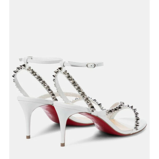 Christian Louboutin Mafaldina Spikes 70 Leather Sandals 2 Christian Louboutin Mafaldina Spikes 70 Leather Sandals - Image 2