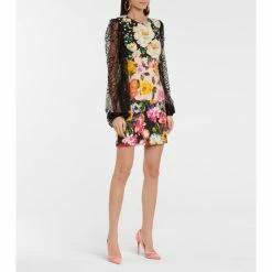 Christian Louboutin Galativi 100 Suede-trimmed Mesh Pumps