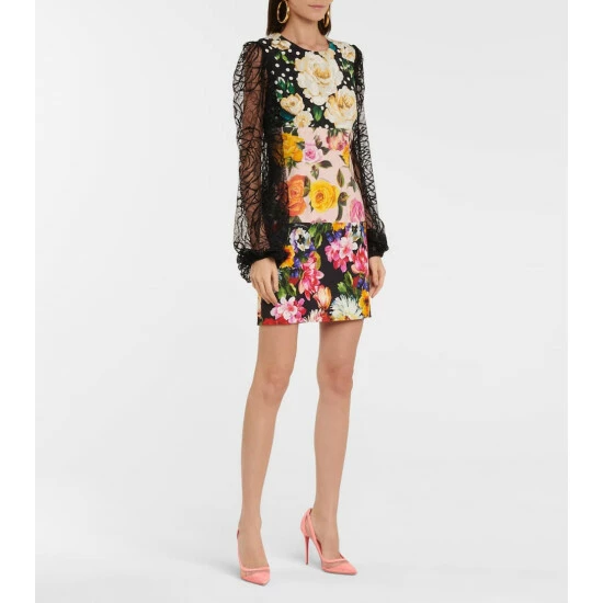 Christian Louboutin Galativi 100 Suede-trimmed Mesh Pumps 1 Christian Louboutin Galativi 100 Suede-trimmed Mesh Pumps