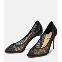 Christian Louboutin Filomena 85 Leather-trimmed Pumps -Christian Louboutin Sales unnamed file 3026