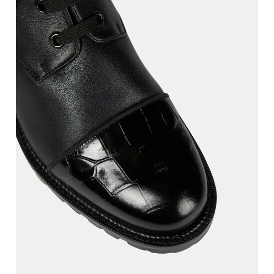 Christian Louboutin Mayr Leather Combat Boots 5 Christian Louboutin Mayr Leather Combat Boots - Image 5