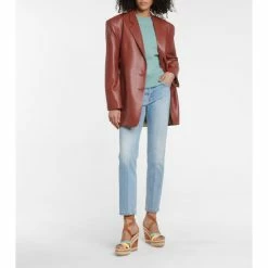 Christian Louboutin Lagoadonna 120 Suede Espadrille Wedges