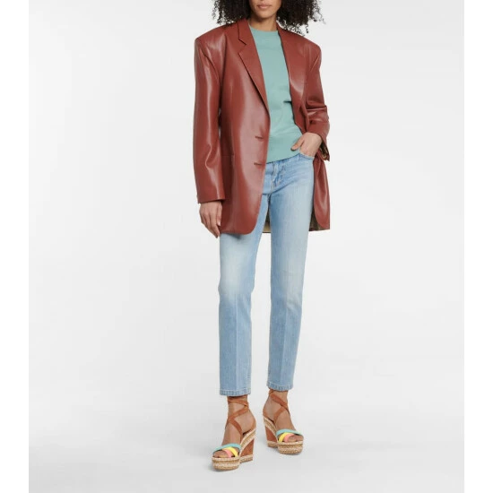 Christian Louboutin Lagoadonna 120 Suede Espadrille Wedges 1 Christian Louboutin Lagoadonna 120 Suede Espadrille Wedges