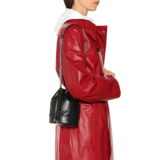 Christian Louboutin Marie Jane Leather Bucket Bag 1 Christian Louboutin Marie Jane Leather Bucket Bag