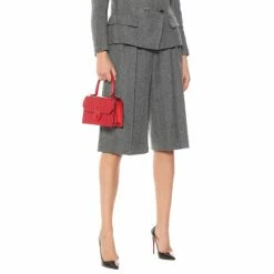 Christian Louboutin Elisa Small Croc-effect Leather Tote