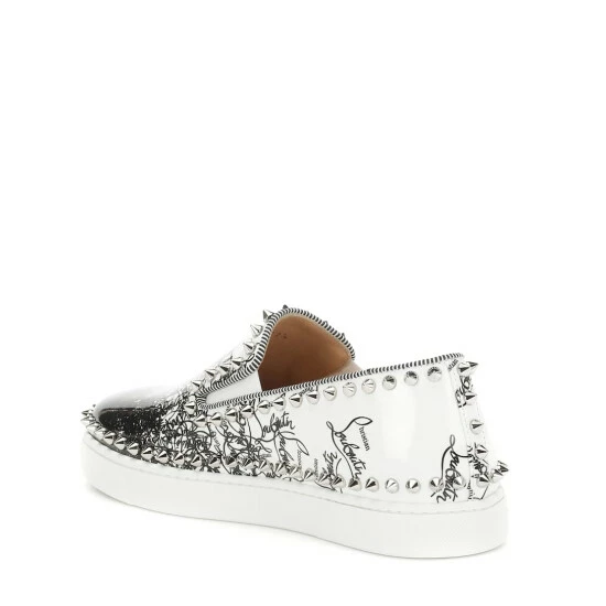 Christian Louboutin Pik Boat Woman Leather Sneakers 2 Christian Louboutin Pik Boat Woman Leather Sneakers - Image 2