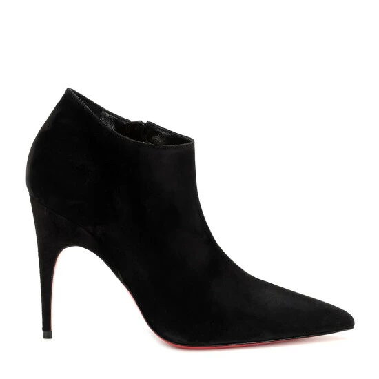 Christian Louboutin Gorgona 100 Suede Ankle Boots 3 Christian Louboutin Gorgona 100 Suede Ankle Boots - Image 3