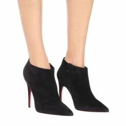 Christian Louboutin Gorgona 100 Suede Ankle Boots 7 Christian Louboutin Gorgona 100 Suede Ankle Boots -Christian Louboutin Sales unnamed file 3099