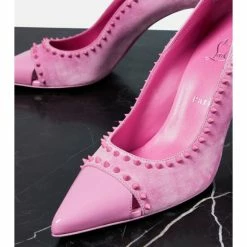 Christian Louboutin Duvette Spikes 85 Suede Pumps -Christian Louboutin Sales unnamed file 3110