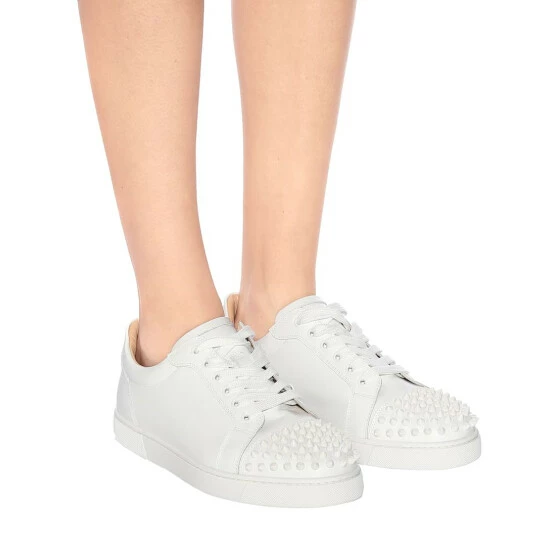 Christian Louboutin Vieira Spikes Leather Sneakers 4 Christian Louboutin Vieira Spikes Leather Sneakers - Image 4