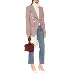 Christian Louboutin Clare 80 Leather Slingback Pumps