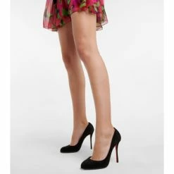 Christian Louboutin Dolly 100 Suede Pumps -Christian Louboutin Sales unnamed file 3158