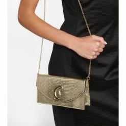 Christian Louboutin Loubi54 Lizard-effect Leather Clutch