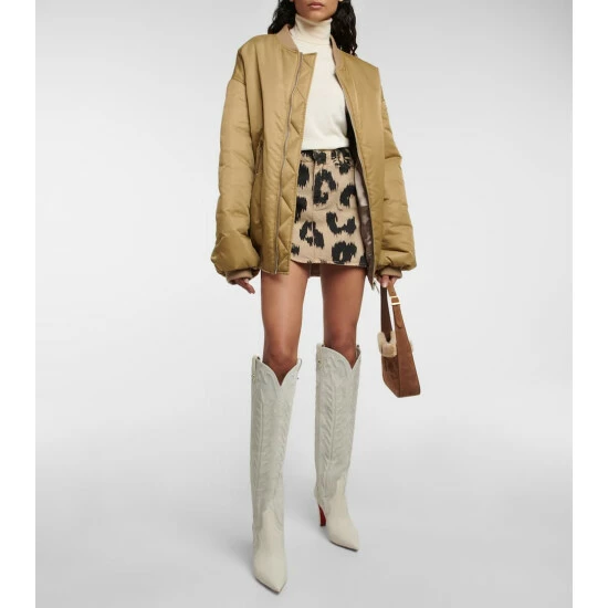 Christian Louboutin Santia Botta Leather Knee-high Boots 1 Christian Louboutin Santia Botta Leather Knee-high Boots