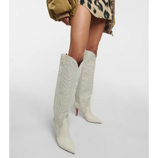 Christian Louboutin Santia Botta Leather Knee-high Boots 3 Christian Louboutin Santia Botta Leather Knee-high Boots - Image 3