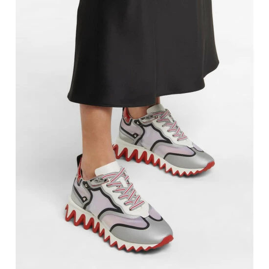 Christian Louboutin Sharkina Embellished Mesh Sneakers 3 Christian Louboutin Sharkina Embellished Mesh Sneakers - Image 3