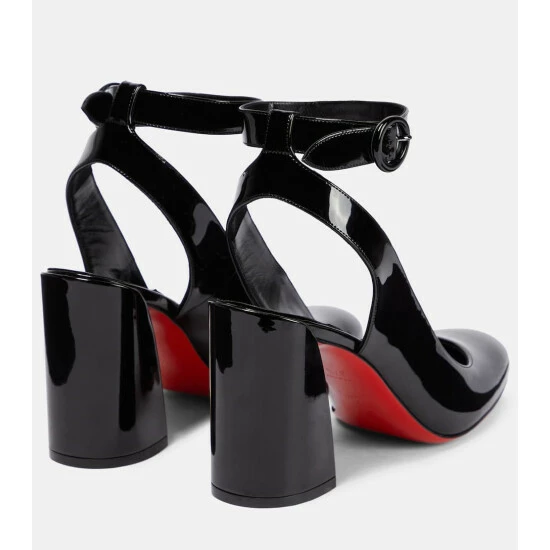 Christian Louboutin Miss Sab Slingback Leather Pumps 2 Christian Louboutin Miss Sab Slingback Leather Pumps - Image 2