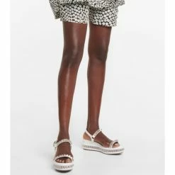 Christian Louboutin Pyraclou Embellished Platform Sandals -Christian Louboutin Sales unnamed file 3259