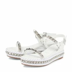 Christian Louboutin Pyraclou Embellished Platform Sandals -Christian Louboutin Sales unnamed file 3260