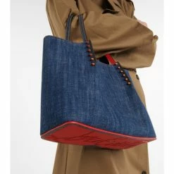 Christian Louboutin Cabarock Small Denim Tote