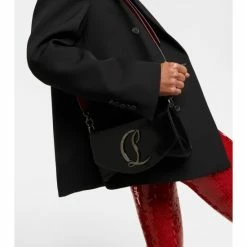 Christian Louboutin Loubi54 Patent Leather Shoulder Bag